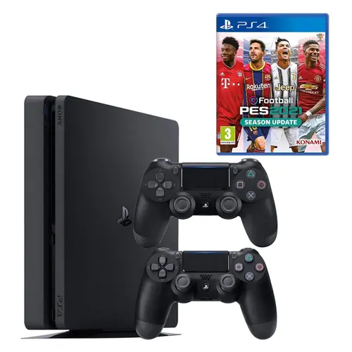 مجموعه کنسول بازی سونی مدل Playstation 4 Slim ریجن 2 کد CUH 2216B ظرفیت 1 ترابایت (2) GpnMff